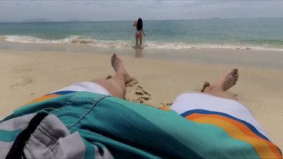 Sexy bitch with Round ass gets fucked outdoor. Quick POV hookUp