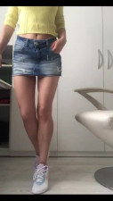 Horny babe found a perfect place to satisfy herself. Bitch Cums in Restroom!