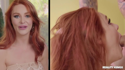 Redhead slut Lacy Lennon is fucked extra rough