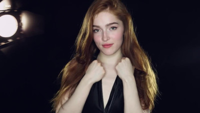 Pretty ginger babe Lady Dee eating wet pink pussy
