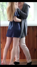 Cozy sensual fuck with thick creampie