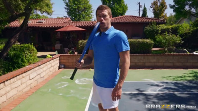 Tennis court is a great place for hot fucking