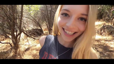 Banged this tempting slut outdoors