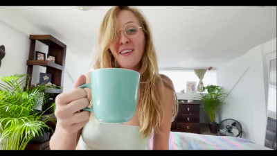 This busty blonde Molly can make every morning good
