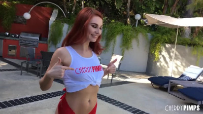Sultry ginger Lacy Lennon gives exclusive Interview - Cherry Pimps