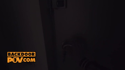 Three perfect bitches share one big cock in anal threesome POV