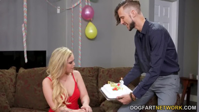 Gangbang surprise for birthday wife with insatiable cunt Kali Roses