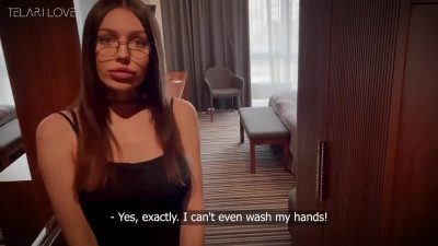 Hot Busty Writer Got Fucked And Facialized After Asking a Repairman To Share Sexual Experience With Her