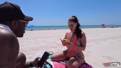 Busty latina rides BBC like a depraved whore
