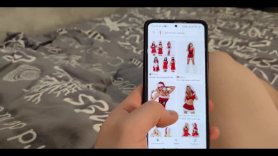 My sexy bunny GF fulfills my sexual dreams on Christmas Eve