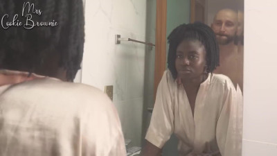 Gorgeous Ebony banged hard on a porn casting - Amateur Porn