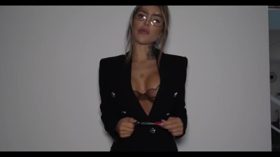 Italian JOI with a Bimbo MILF Teacher showing off her perfect body