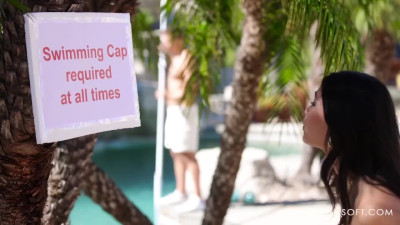 Asian babe really needs a dick of a handsome lifeguard