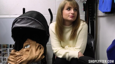 Teen got caught stealing fucktoys and turned to be a fucktoy herself