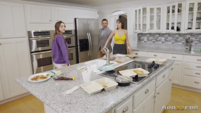Lexi Luna, Kylie Rocket and Mick Blue in a Stepfamily FFM Threesome