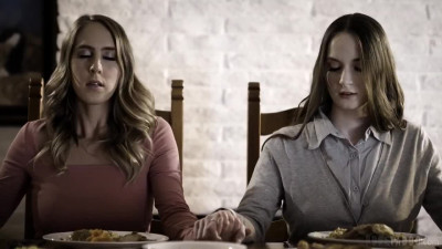 Well-developed teen beauty wants to be just like her stepmom