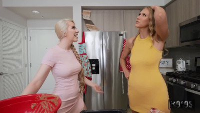 Buxom housewives beg to cook their pies raw