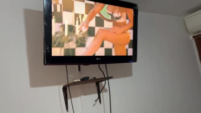 Pretty latina with firm nice ass sucks dick and fucks with another guy in front of her boyfriend