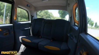 Buxom Inked Brunette Gal Entices a Taxi Driver Into Fucking Her Hard To Relieve Her Sexual Tension