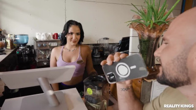 Big ass sex goddess starts making cock hard right in the car - Reality Kings