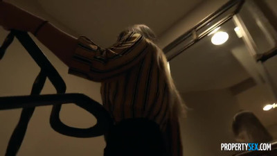 Slut of an agent, Kenzie Madison puts her pussy on the line of persuasion