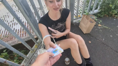 Cute blondie picked up on streets & fucked HARD