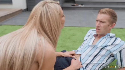 Busty MILF neighbor Paris Bentley ran out of meat and she asks Danny D for his big piece