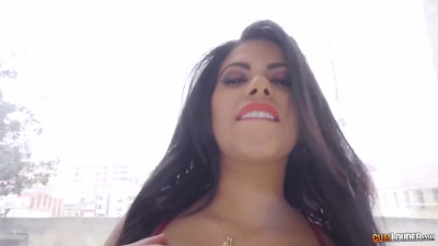 2 Latina sluts with giant boobs and huge asses for one guy