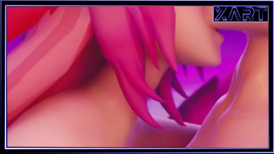 Erotic 3D Animation: Charming Busty Hotties Enjoy a Spectacular And Sensual Lesbian Duo