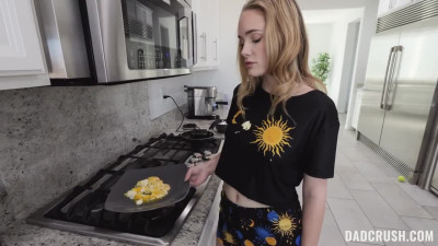 Stepdaughter Athena Fleurs begs for cock first thing in the morning