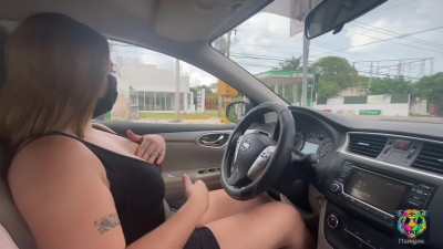 the guy fucked a chick with big tits and finished in her mouth.