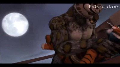 Tai Lung from Kung Fu Panda gets it on with horny Master Tigress
