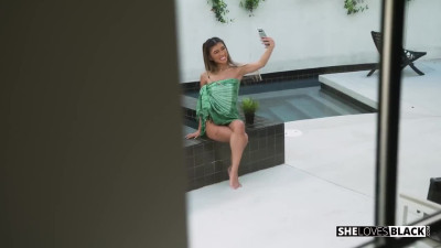 This slutty asian girl loves to suck a huge BBC
