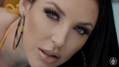 Busty ladies Adriana Chechik and Angela White share a big black cock for anal perversions.