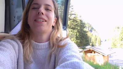 Exclusive camping fuck vlog with buxom amateur teen