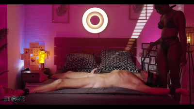 Black African Mistress Zaawaadi makes her white boy wanting to nut inside