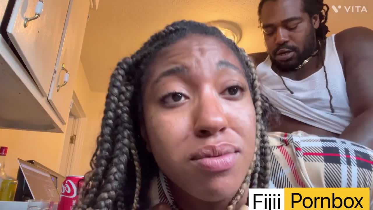 Watch Slim Tiny Submissive Ebony Cutie Lets Her Older Husband Fuck, Toy And DP Her In All Holes In the Kitchen Full. Duration: 18:46 | ePornBabe.