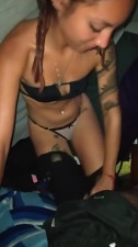 Camping with a ghetto latina bitch