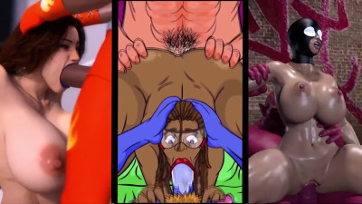 a selection of hot porn cartoons with milfs