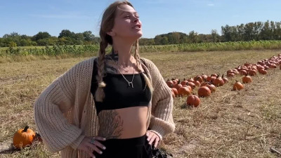 Lucky local guy fucks cute teen on Halloween