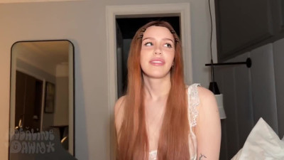 My stepsister came home and spontaneously gave me a hot blowjob.