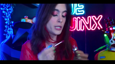 Sexy Slim Busty Bubble -booty Blonde Fucks Like a Princess - Red Jinx's Reaction On the Porn Video