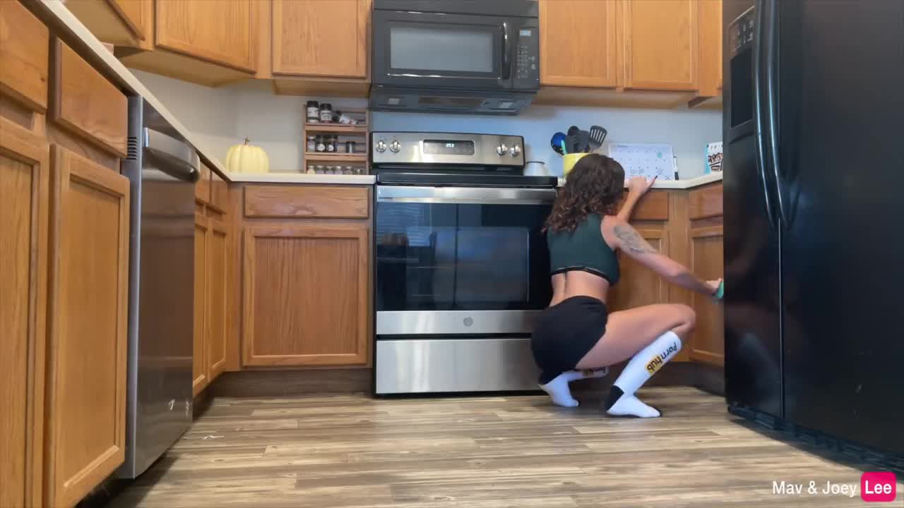 Watch Tattooed curly babe with perfect round ass was fucked in the kitchen Full. Duration: 21:58 | ePornBabe.