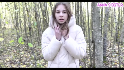 Cute Russian teen hooks up with stranger and begs for creampie