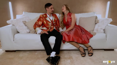 Skinny dude gets to fuck his classy mademoiselle