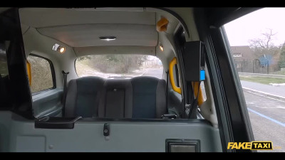 Doggy anal for a blondy milf in Fake Taxi