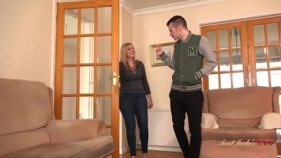 Tenant fucks his fat British landlady to stay at her place for free