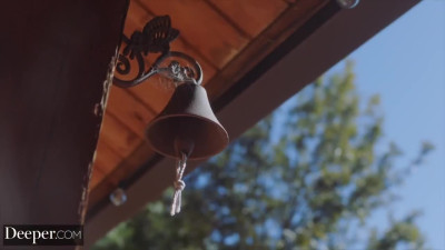 Petite Redhead Cowgirl Fucked by a Big Cock Stud Outdoors
