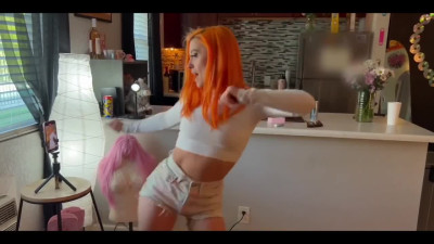 No chances to resist sexy redhead PAWG - POV Porn Casting