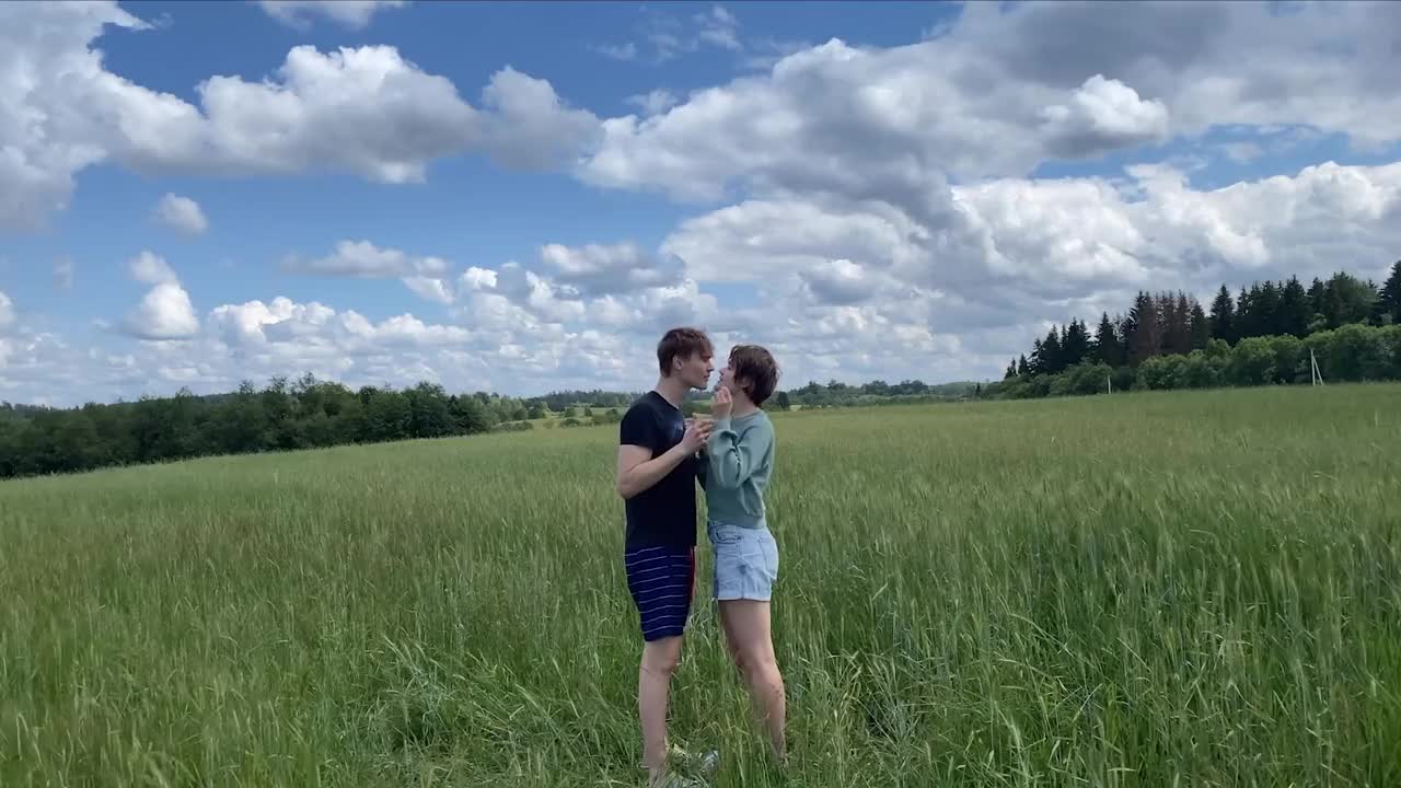 Watch A couple in the beautiful steppe copulates in the open air. Full. Duration: 16:56 | ePornBabe.